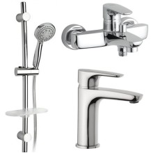 Комплект смесителей Paini Parallel 47CRKIT3 Хром