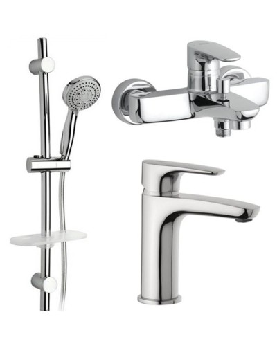 Комплект смесителей Paini Parallel 47CRKIT3 Хром