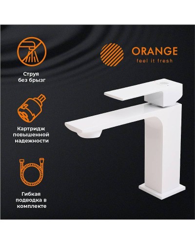 Комплект смесителей Orange Lutz M04-311w Белый