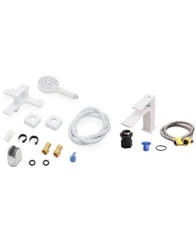 Комплект смесителей Orange Lutz M04-311w Белый