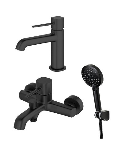 Комплект смесителей Orange Karl M05-311b Черный матовый