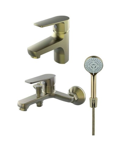 Комплект смесителей Orange Loop M26-311ab Античная бронза