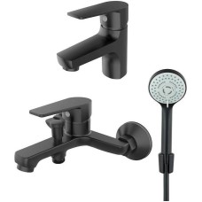 Комплект смесителей Orange Loop M26-311b Черный