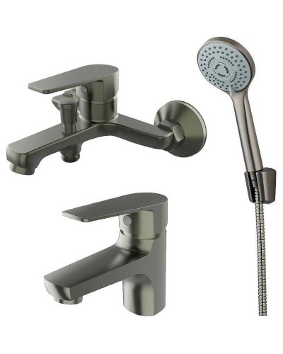 Комплект смесителей Orange Loop M26-311gr Графит