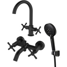 Комплект смесителей Orange Mia M34-381b Черный