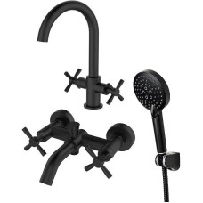Комплект смесителей Orange Mia M34-381b Черный