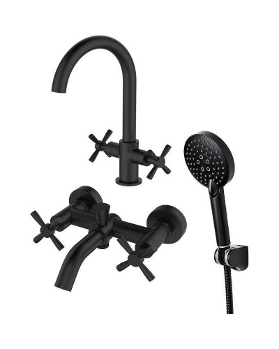 Комплект смесителей Orange Mia M34-381b Черный