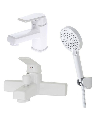 Комплект смесителей Orange OneLife P02-311w Белый