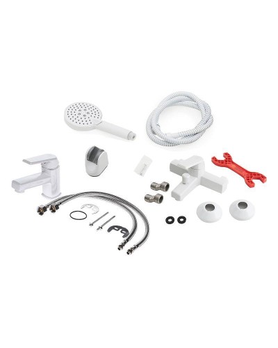 Комплект смесителей Orange OneLife P02-311w Белый