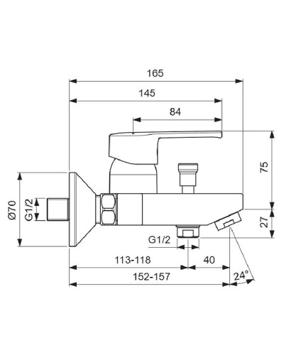 Комплект смесителей Vidima Uno BD127AA Хром