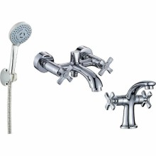 Комплект смесителей Orange Kristi M33-311cr Хром