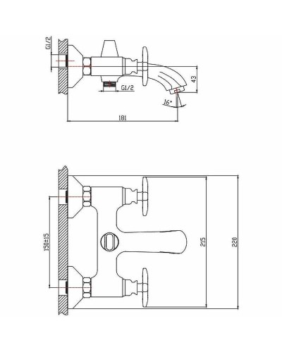 Комплект смесителей Orange Kristi M33-311cr Хром