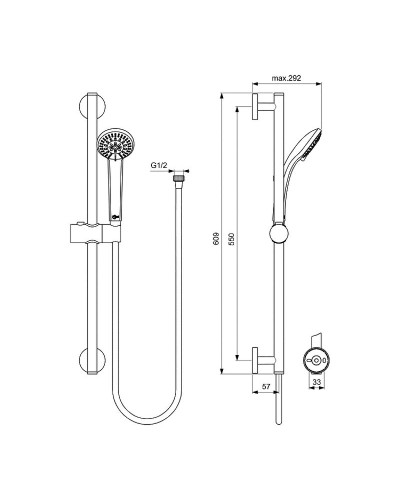 Комплект смесителей Ideal Standard Ceratherm T25 BC984AA Хром