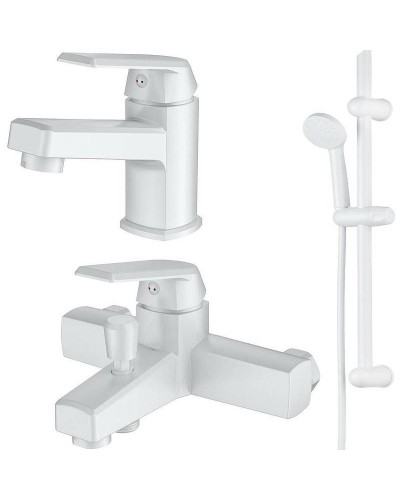 Комплект смесителей Orange OneLife P02-511w Белый