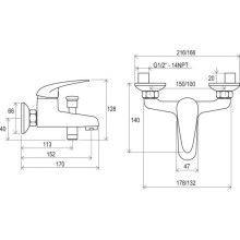 Комплект смесителей Ravak Set Suzan V 70508018