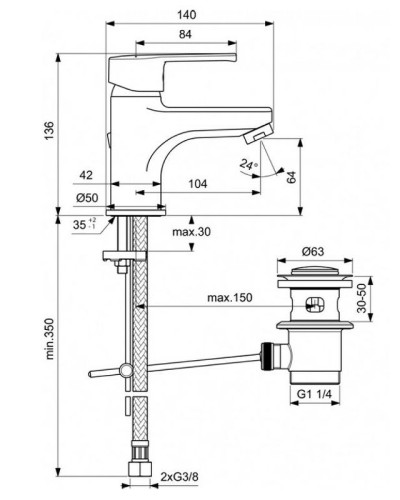 Комплект смесителей Vidima Calista B1435AA Хром