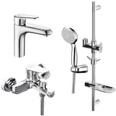 Комплект смесителей Lemark Point LM0380C Хром