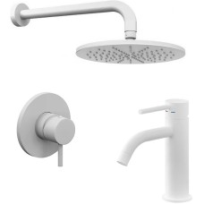 Комплект смесителей Paffoni Light KITLIG011BO071 Белый матовый