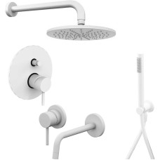 Комплект смесителей Paffoni Light KITLIG015BO006 Белый матовый