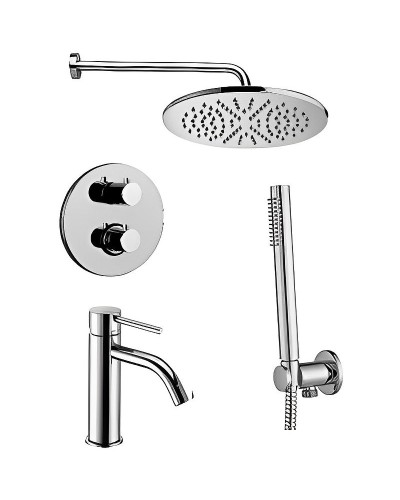 Комплект смесителей Paffoni Light KITLIQ018CR071 Хром