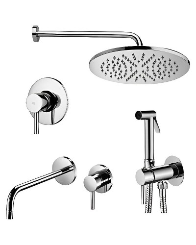 Комплект смесителей Paffoni Light KITZLIG011CR006 Хром