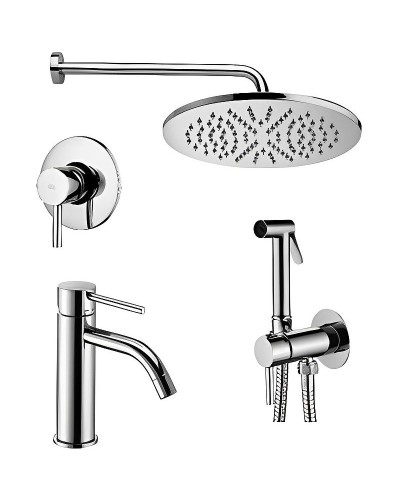 Комплект смесителей Paffoni Light KITZLIG011CR071 Хром