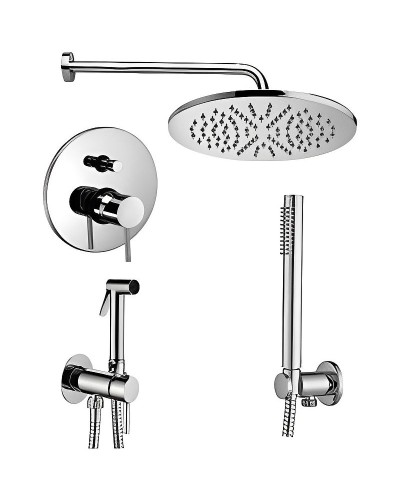 Комплект смесителей Paffoni Light KITZLIG015CR Хром