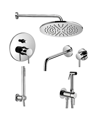 Комплект смесителей Paffoni Light KITZLIG015CR006 Хром