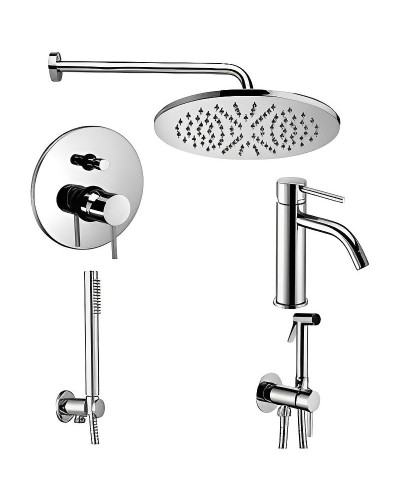 Комплект смесителей Paffoni Light KITZLIG015CR071 Хром