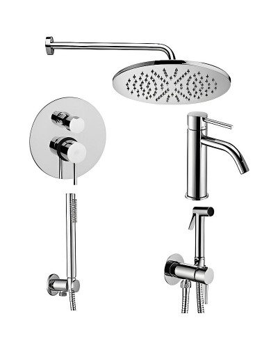 Комплект смесителей Paffoni Light KITZLIG018CR071 Хром