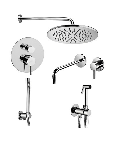 Комплект смесителей Paffoni Light KITZLIG018CR006 Хром