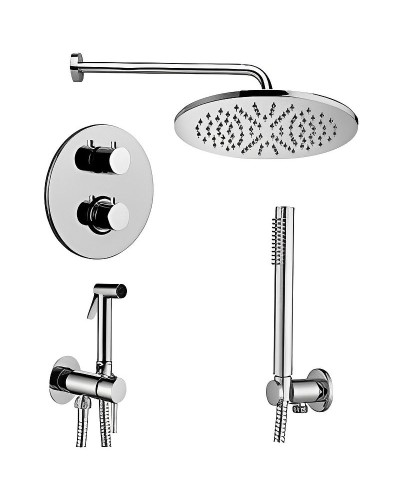 Комплект смесителей Paffoni Light KITZLIQ018CR Хром