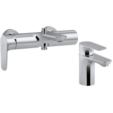 Комплект смесителей Jacob Delafon Aleo E72282-CP + E72277-4-CP