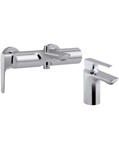 Комплект смесителей Jacob Delafon Aleo+ E72319-CP + E72314-CP