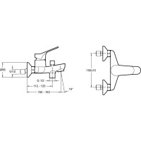 Комплект смесителей Jacob Delafon Brive E75766-CP + E75762-CP