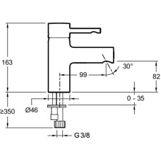 Комплект смесителей Jacob Delafon Cuff E45532-CP + E98298-CP
