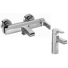 Комплект смесителей Jacob Delafon Singulier E10867-CP + E10860-CP