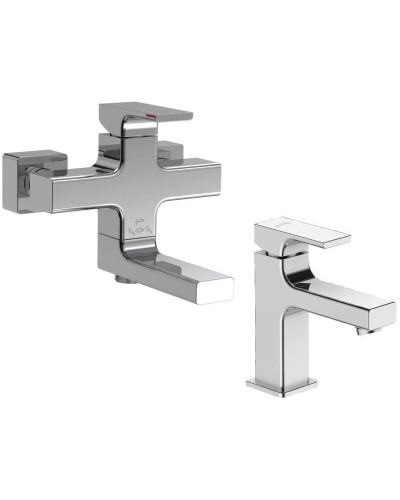 Комплект смесителей Jacob Delafon Strayt E45370-CP + E8919-CP