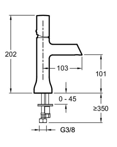 Комплект смесителей Jacob Delafon Toobi E8992-CP + E7329-CP