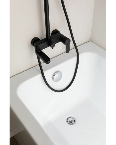 Комплект смесителей Paffoni Light KITZCOL632NO006 Черный матовый