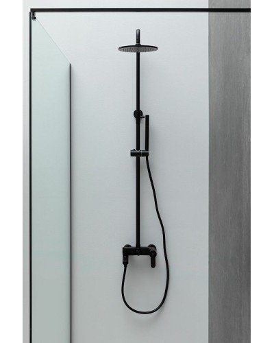 Комплект смесителей Paffoni Light KITCOL632NO007 Черный матовый