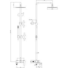 Комплект смесителей Paffoni Light KITCOL632BO006 Белый матовый