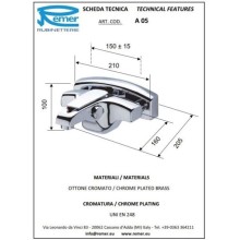 Комплект смесителей Remer Atmos A05 + A11