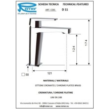 Комплект смесителей Remer Dream D05 + D11