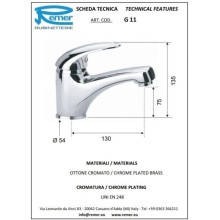 Комплект смесителей Remer Giga G02 + G11