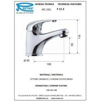 Комплект смесителей Remer Serie 35 F49 + F11