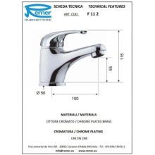 Комплект смесителей Remer Serie 35 F49 + F11