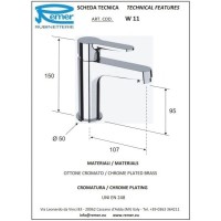 Комплект смесителей Remer Winner W05 + W11
