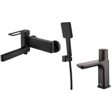 Комплект смесителей IDDIS Slide SLIBL00I02 + SLIBLBTI01