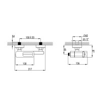 Комплект смесителей IDDIS Slide SLIBL00I02 + SLIBLBTI01